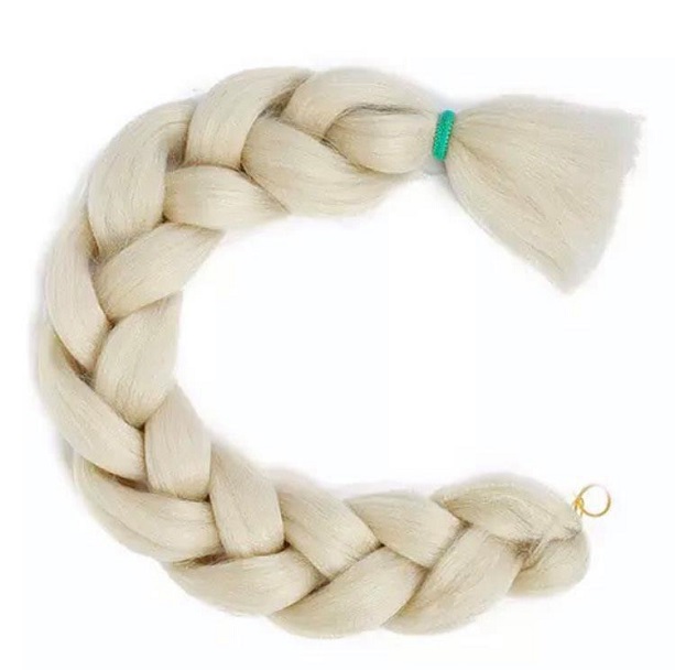 #613 Plauku pluostas kanekalonas 104cm blonde