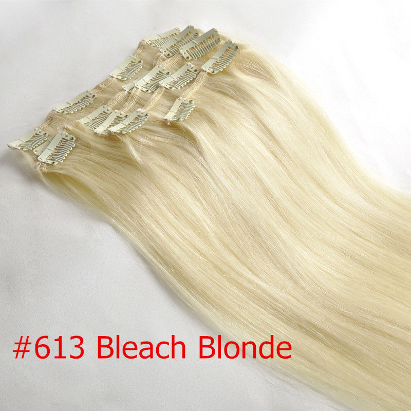 Naturalių plaukų tresai 45 cm #613 šviesi blonde