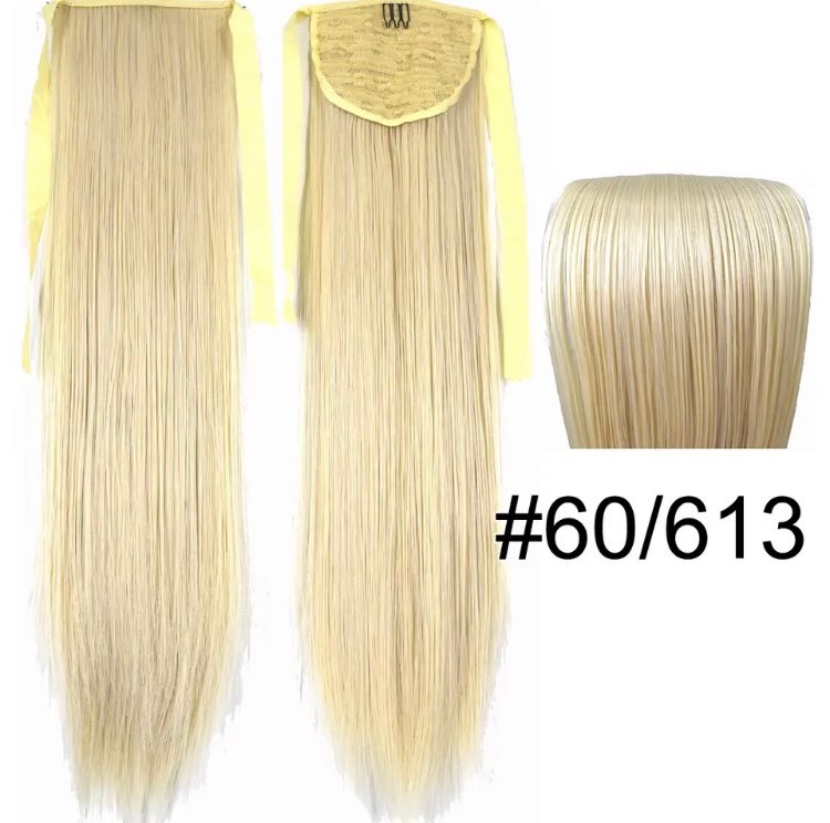 #60/613 uodegos su raišteliais šviesi blond spalva