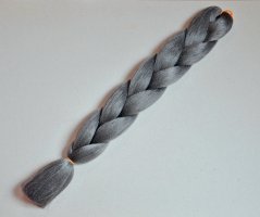 Pluoštas Kasyčių Pynimui 60cm Nr.A38 tamsiai pilkas