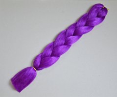 Kanekalonas 60 cm NrA35 violetinis