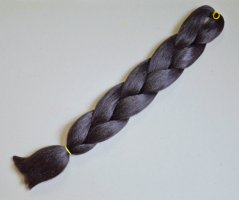 Pluoštas Kasyčių Pynimui 60cm Nr.B2 juodai ruda