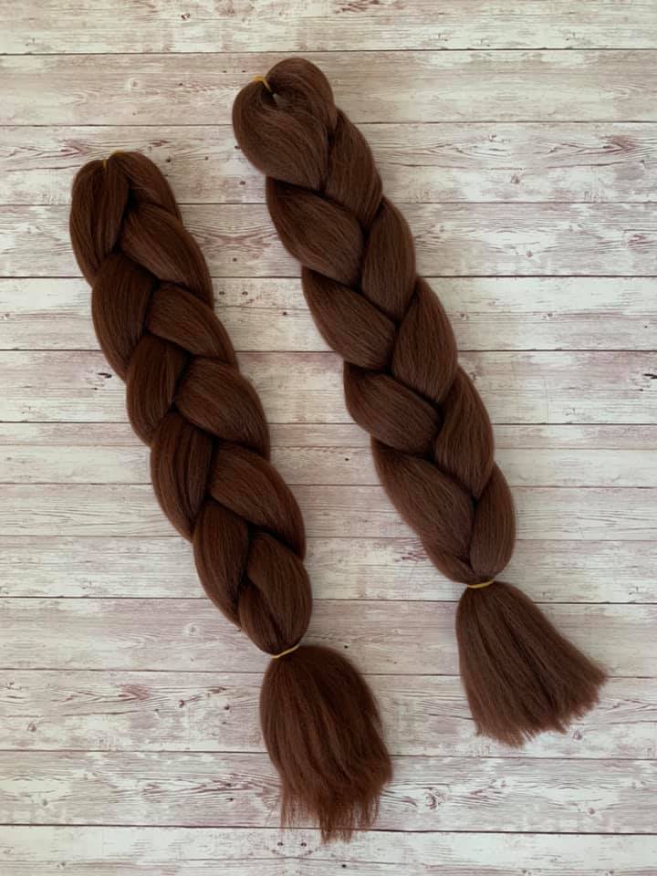 Kanekalonas 60 cm Nr.A37 ruda