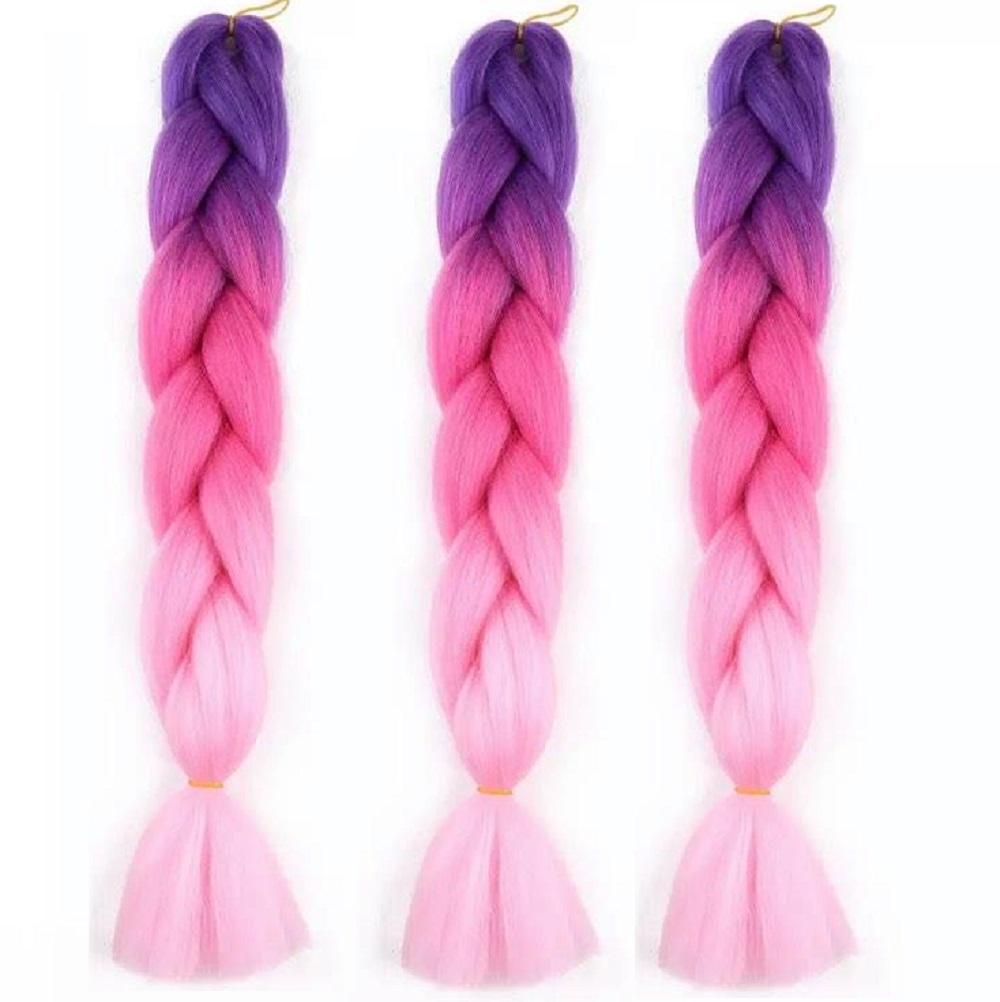 Plaukų pluoštas kasyčių pynimui100g 60cm