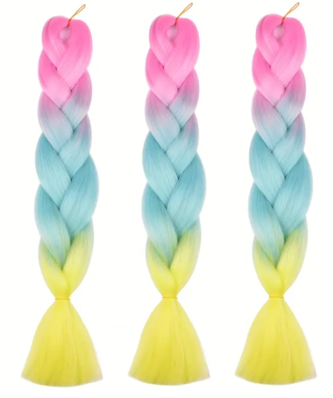 Plaukų pluoštas - kanekalonas kasyčių pynimui ir dredams , 100g 60 cm Nr.PPT5