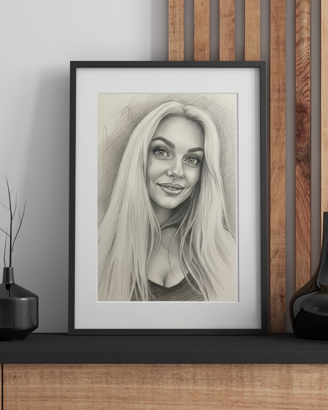 Portretas iš nuotraukos 1 vnt.