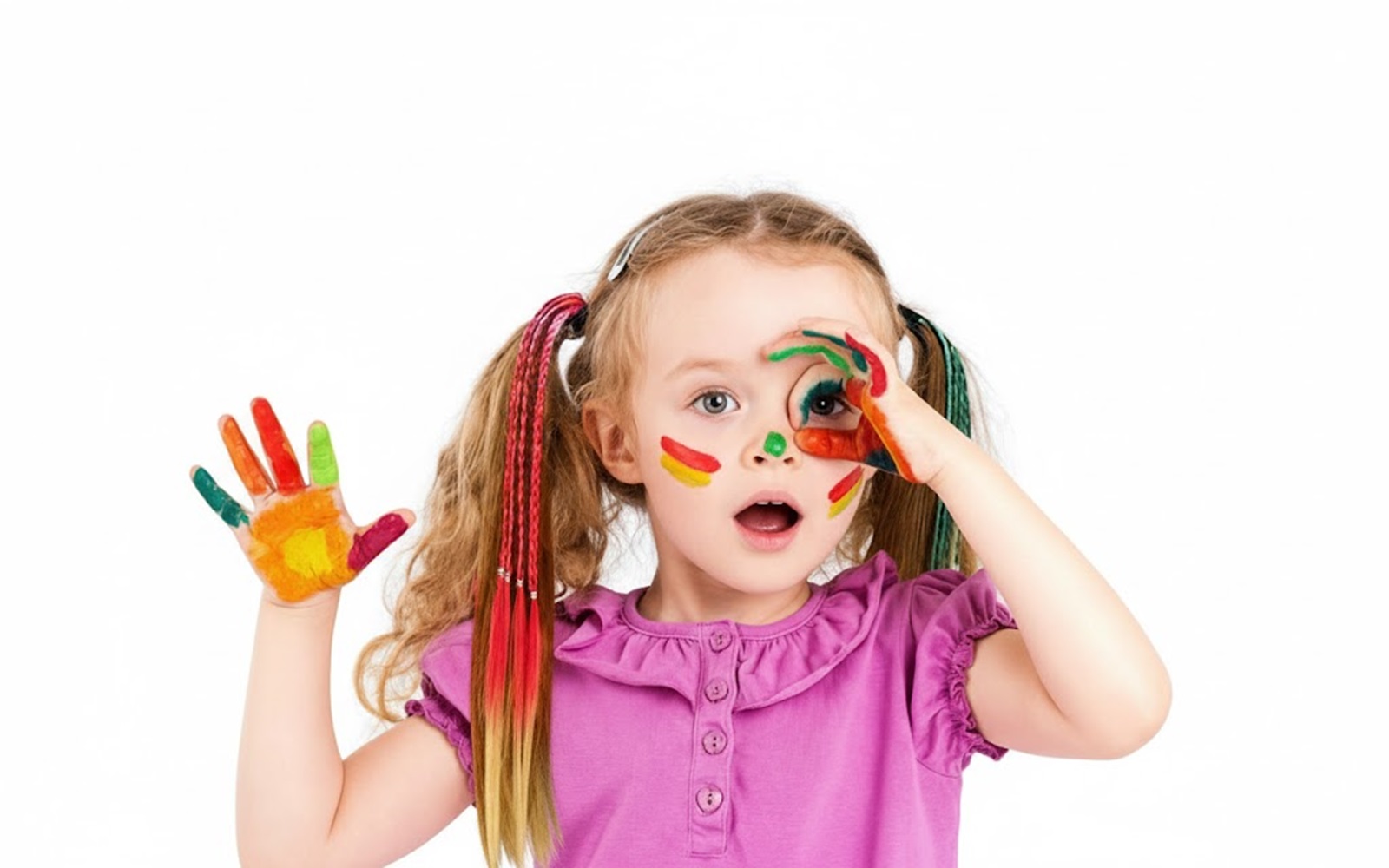 Gumelė su spalvotomis kasytėmis